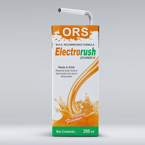 200 ML Orange Flavour Oral Rehydration Salts IP