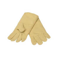 Aramid Yellow Kevlar Gloves - Kevlar Fabric, 11-15 Inches Cuff, Yellow Color | Full Finger Style, Cool Dry Feature, Cut & Heat Resistance
