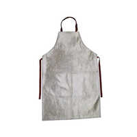 Aluminized Apron - Aluminum Blend, All Sizes, Silver Color | Waterproof, Unisex Design, Perfect For Laboratories And Hazardous Materials Protection