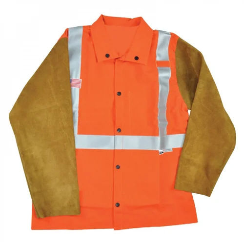 Welding Safety Jacket - Color: Orange