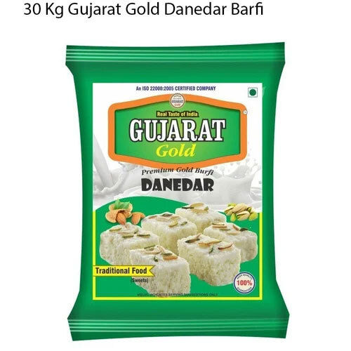 30 Kg Gujarat Gold Kalakand Danedar Barfi