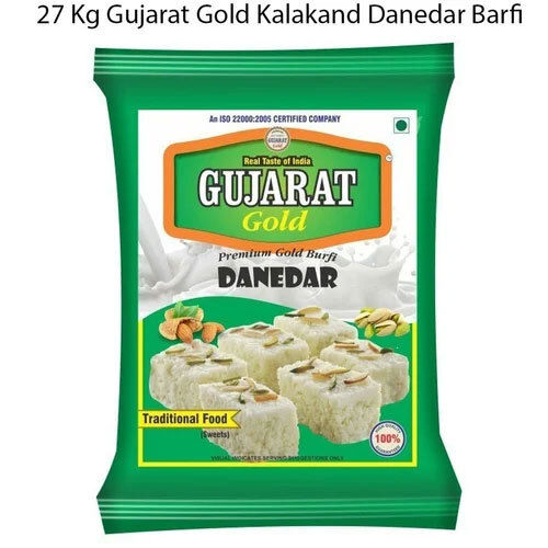 27 Kg Gujarat Gold Kalakand Danedar Barfi