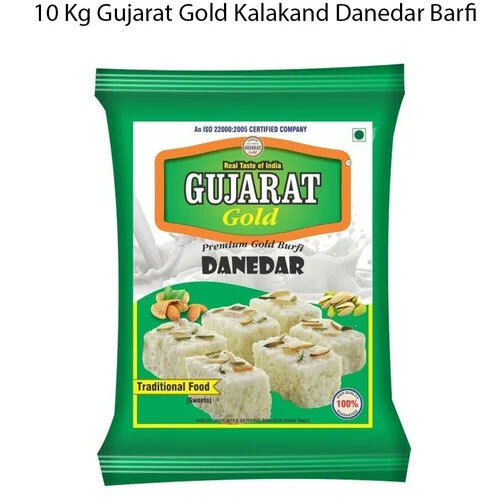 10 Kg Gujarat Gold Kalakand Danedar Barfi