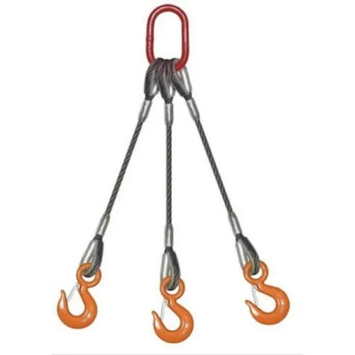 Heavy Duty Wire Rope Multi Leg Slings 3 Leg - Attributes: Strong