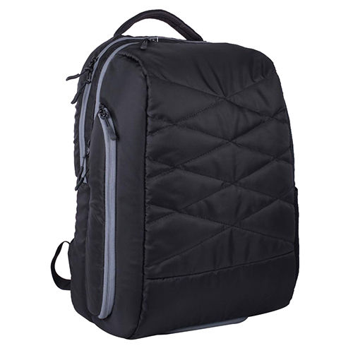 Criss Cross Multipurpose Backpack With Double Partition - Color: Black