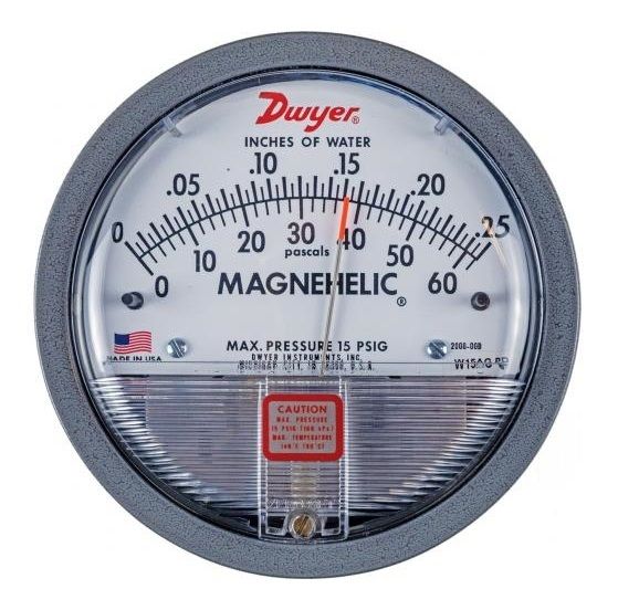 Dwyer 2003D Magnehelic Differential Pressure Gauge