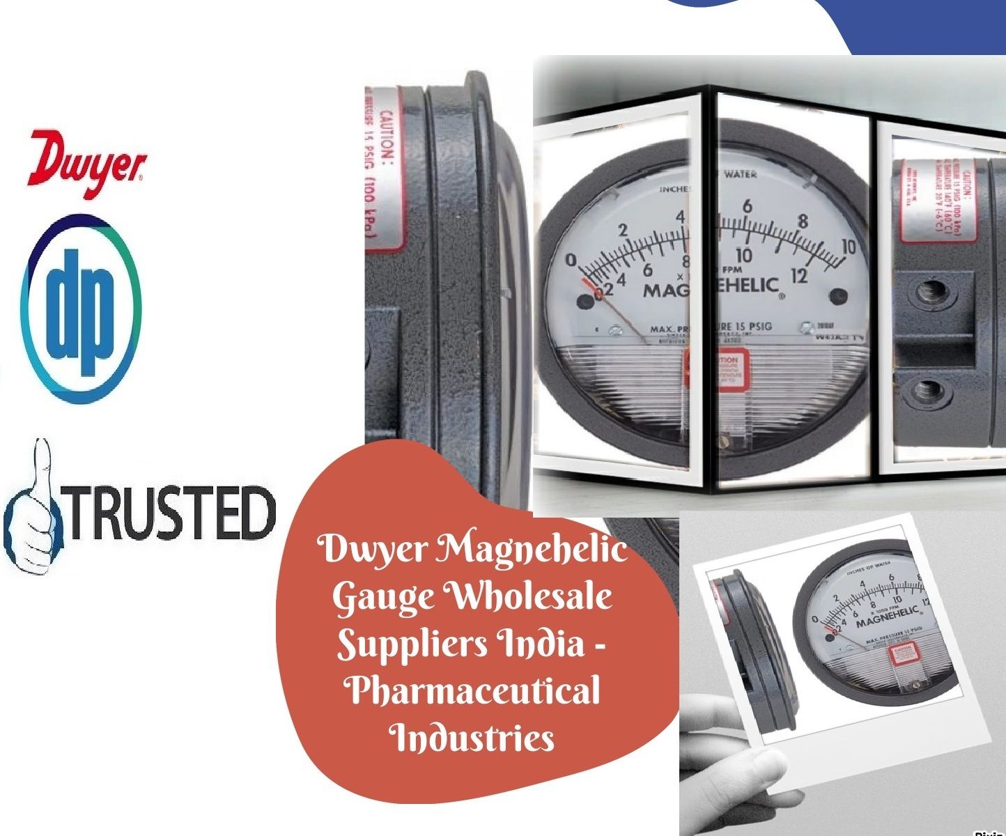 DWYER 2008D Magnehelic Differential Pressure Gauge From Motihari East Champaran Bihar Motihari Bihar India