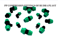Pp Compression Fittings - Plastic Material | Green Color, Other Connection