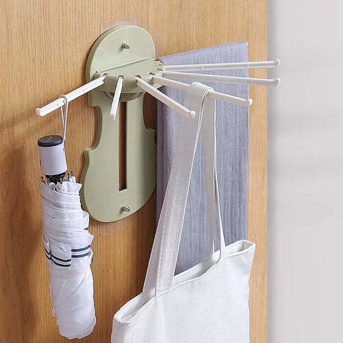 Wall-Mounted Pull-Out Hanger Rack 7728