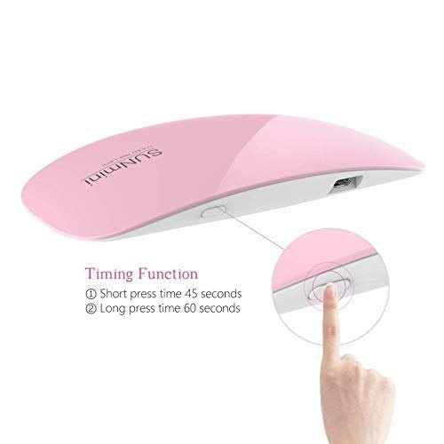 MITSICO Sun Mini UV LED Travel Size Nail Lamp with Auto Sensor Dryer- for All Gel Nails