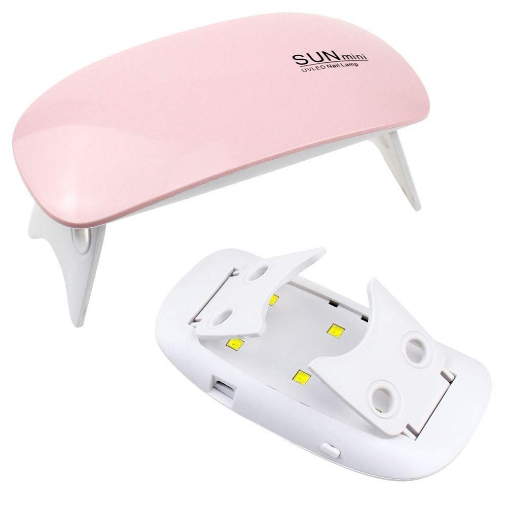 MITSICO Sun Mini UV LED Travel Size Nail Lamp with Auto Sensor Dryer- for All Gel Nails