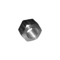 High Tensile Steel Heavy Nuts - Hexagonal Shape, Polished Silver Finish, Rigid Hardness, Easy To Use For Industrial Applications