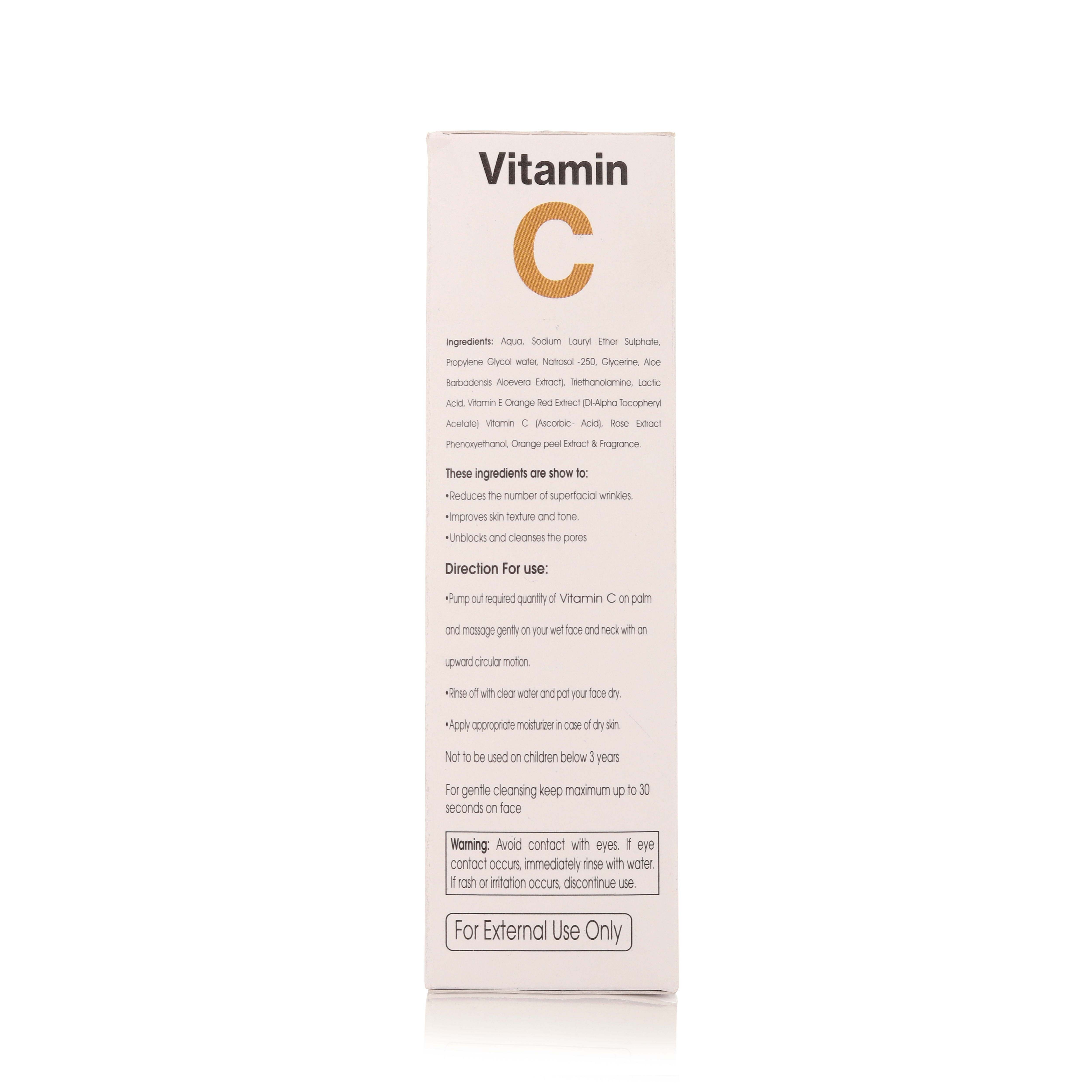 VITAMIN C GEL FACE WASH