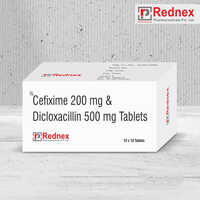 Cefixime 200mg Dicloxacillin 500mg Tablets - Grade: Medical