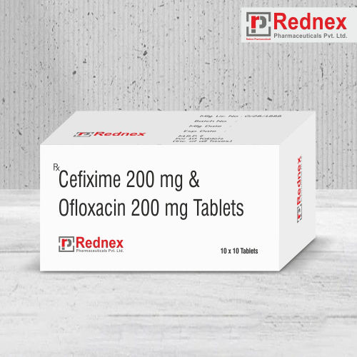 Cefixime 200mg Ofloxacin 200mg Tablets - Grade: Medical