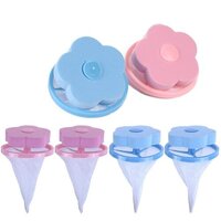 Mitsico Washing Floating Net Bag - Polyester Material, Free Size, Multicolor | Efficient Hair Catcher, Durable Design, Easy To Clean, Space-saving