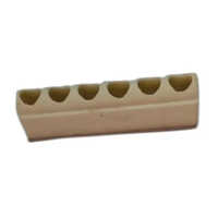 Ceramic Band Heater Channel - Color: Off White / Brown