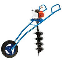 12kg Earth Auger With Single Wheel Trolley - Automatic Grade: Semi-automatic