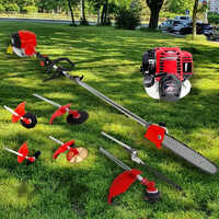 Multi Tool Brush Cutter - Color: Red