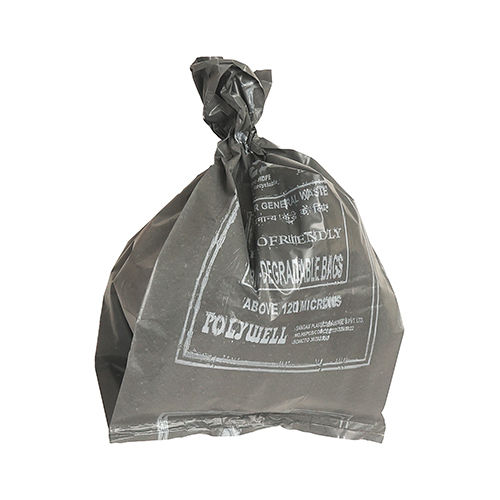 Plastic Garbage Bag - Color: Black