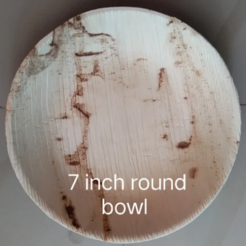 7inch Round Areca Leaf Bowl