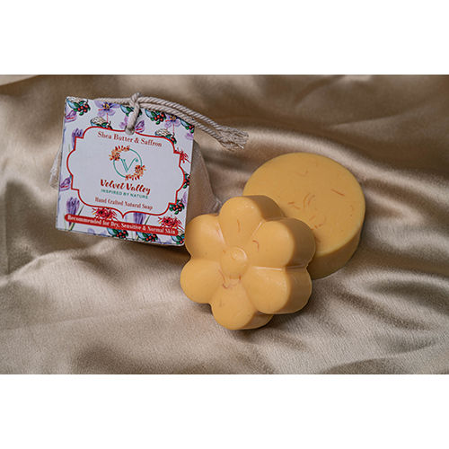 Shea Butter And Saffron Soap - Color: Yellow