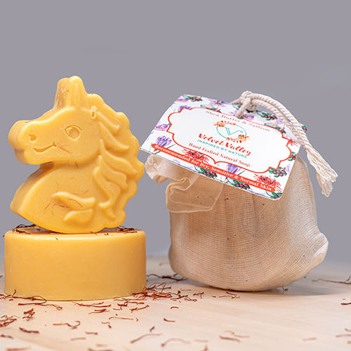 Shea Butter Saffron Unicorn Soap for Kids