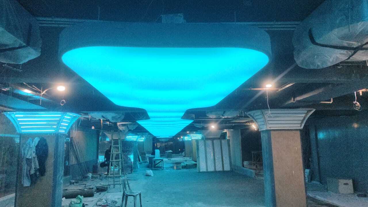 Dynamic Color-Changing Stretch Ceiling