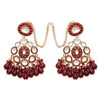 Designer Kundan Earring |Meenakari Kundan Earring |Kundan Earrings  |Bridal Kundan Earring |Kundan Earring Collection