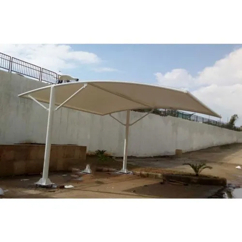 Pole Mounted Tensile Car Structure Shed