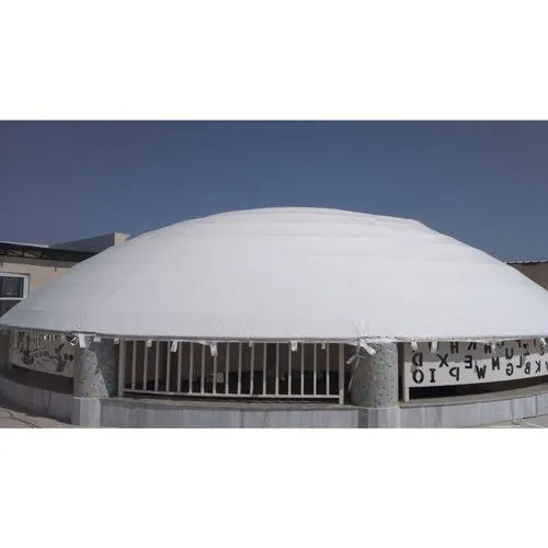 White Dome Tensile Gazebo - Color: Different Available