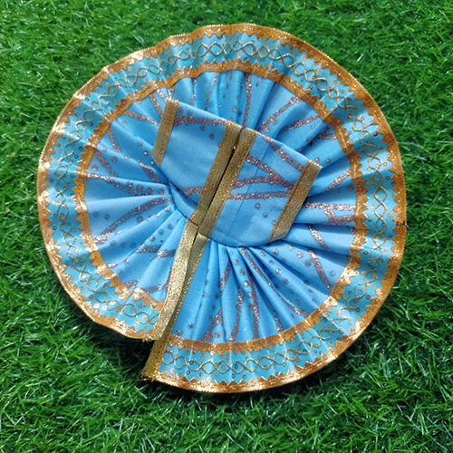 Sky Blue Color Laddoo Gopal Poshak