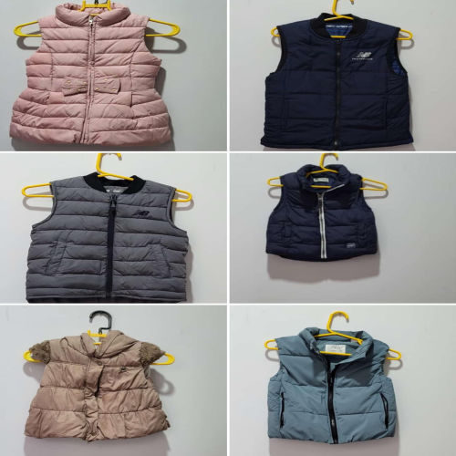 Kids parka Vest korean second hand bale thrift