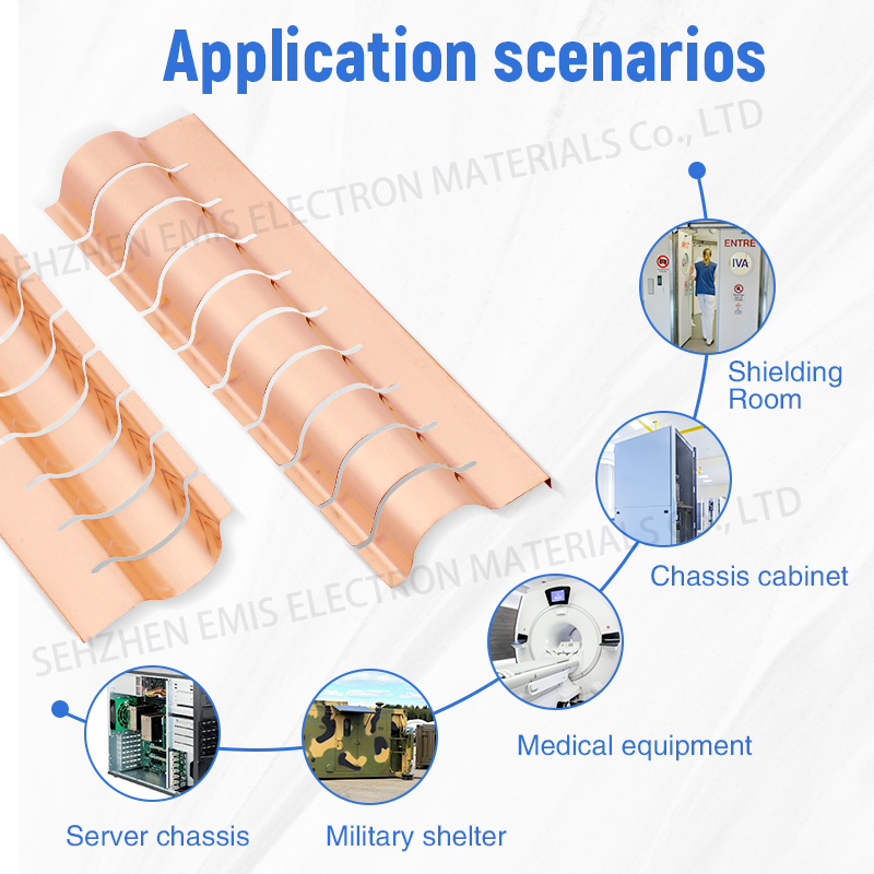 Leading Wholesaler of Sheilding Products EMC EMI Strips EMC Room Becu Fingerstock