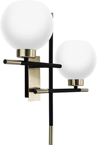 Matte Nickle Double Wall Light - Application: Home