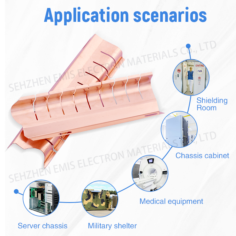 Shielding room strips