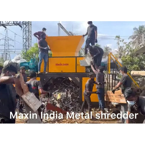 Twin Shaft Metal Shredder Machine