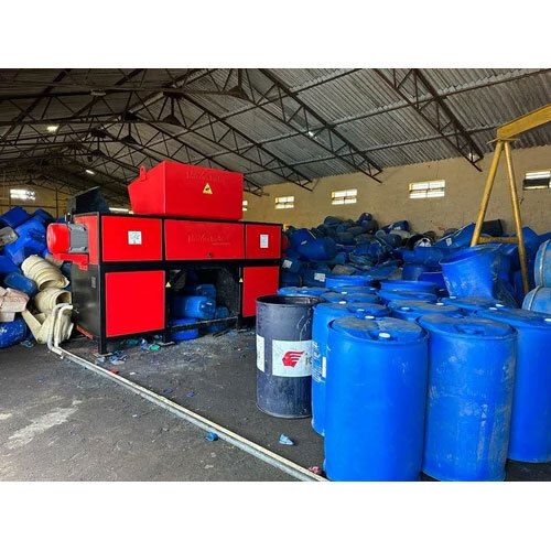 Hdpe Blue Drum Shredder - Automatic Grade: Automatic