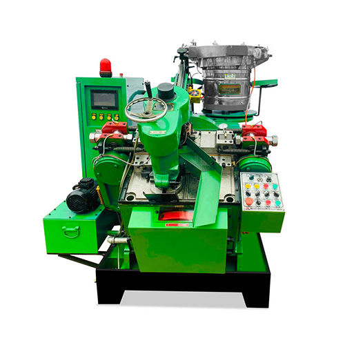 Hex Head Tail Drilling Screw Making Machine - Color: Green