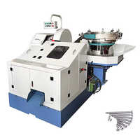 Screw Bolt Threading Rolling Machine - Ms Material, 220-440 Volt Voltage | High Performance, Automatic Control With Frequency Speed Control, White Color