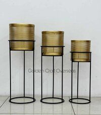 GOLDEN PLANTER SET OF 3