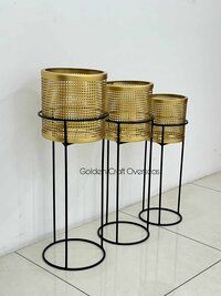 GOLDEN PLANTER SET OF 3