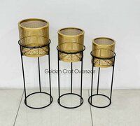 GOLDEN PLANTER SET OF 3