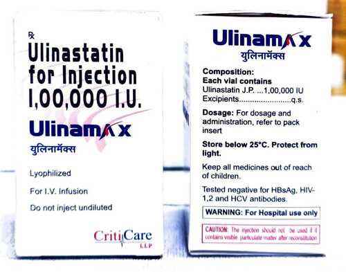 Ulinastatin For Inection 100000 Iu - Dosage Form: As Directed By The Physician