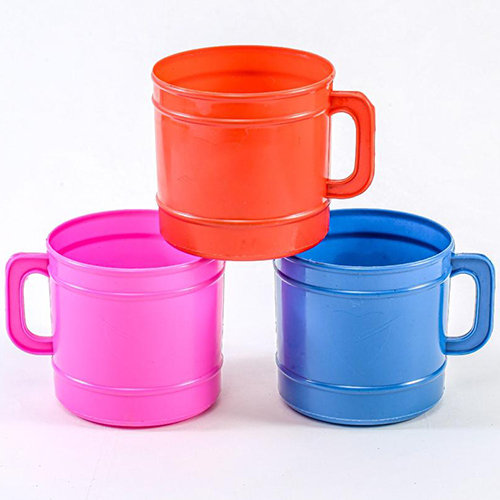 1 Ltr Plastic Handle Mug - Color: Different Available