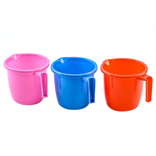 Jammu Plastic Bath Mug - Color: Different Available