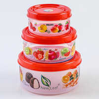 Plastic Dry Fruit Box Set - Color: Different Available