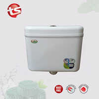 Platina Slim Center Push PVC Flushing Cistern