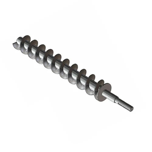 Stainless Steel Screw Conveyor Pipe - Color: Silver