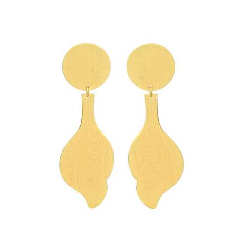 New arrival architecture design Brass earrings